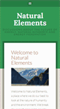 Mobile Screenshot of natural-elements.co.uk